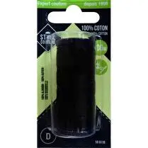STYLE COUTURE, Fil Coton 100M Noir