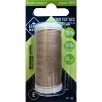 STYLE COUTURE, Fil Polyester 200M Beige Mastic