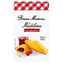 Bonne maman, Madeleine coeur framboise