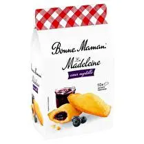 Bonne maman, Madeleines coeur myrtille