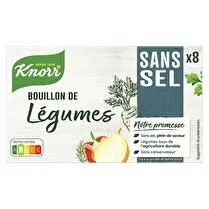 Knorr, Bouillon de légumes sans sel 8 tab