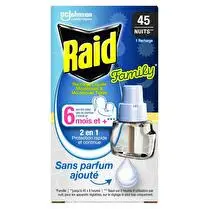 Raid, Recharge liquide électrique Moustiques & moustiques tigres 45 nuits