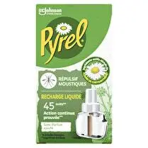 Pyrel, Recharge liquide  Répulsifs moustiques 45 nuits