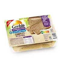 Gerblé, Pain complet sarrasin sans gluten