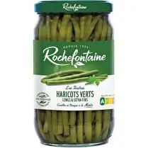 Rochefontaine, Haricots verts extra fins cueillis et rangés main