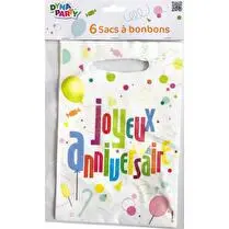 Dyna Party, Sac à bonbons anniversaire x6