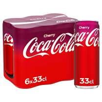 COCA-COLA Soda à base de cola saveur cerise