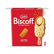 Lotus, Bâtonnets glacés Speculoos chocolat blanc x4