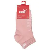 Puma, Socquettes quarter Fille x 3, Rose, 31/34