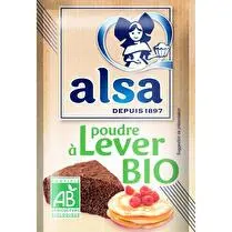 Alsa, Poudre à lever bio