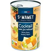 St Mamet, COCKTAIL DE FRUITS AU SIROP LEGER BOITE 1/2