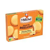 St Michel, GALETTE MOELLEUSE CHOCOLAT BLANC