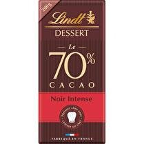 DESSERT LINDT Noir intense 70% cacao