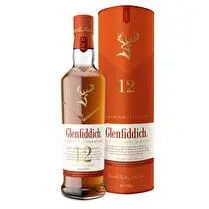 Glenfiddich, Speyside single malt scotch whisky 12 ans triple Oak