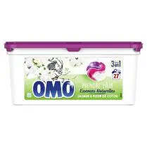 Omo, Lessive 27 capsules trio jasmin & fleur de coton