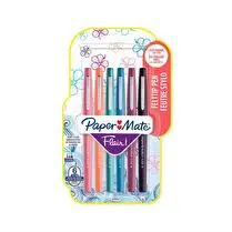 Papermate, 6  feutres flair tropical assortis