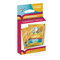 Panini, Blister 12  2 pochettes UEFA euro 2020 stickers 2021 tournament edition