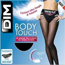 Dim, Collant body touch ventre plat, Noir, T 3