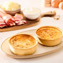 Cuisiné dans nos ateliers, 2 quiches lorraine
