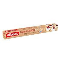 ALFAPAC Papier cuisson naturel compatible congelateur  20°, micro onde et four
