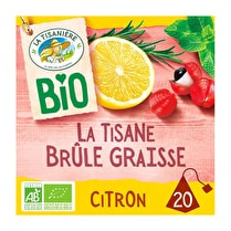 La Tisanière, The brûle graisse citron BIO 20 sachets