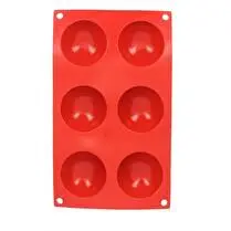 Votre rayon propose, Moule 6 demi sphères silicone