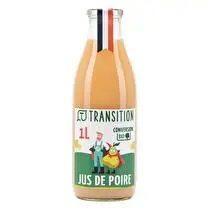Transition, Pur jus de poire pasteurisé en conversion vers l agriculture biologique