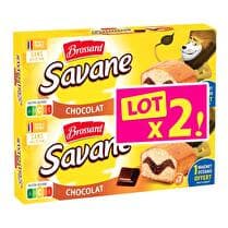 SAVANE BROSSARD Pocket  Chocolat - Lot de 2