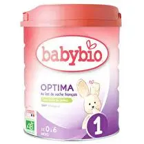Babybio, Lait en poudre optima 1 de 0 à 6 mois