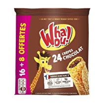 Whaou !, Crêpes fourrées Chocolat - 16 + 8 offerts
