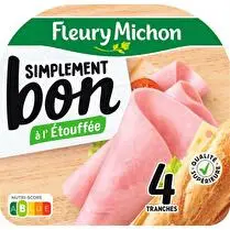 Fleury michon, Jambon Simplement Bon sans couenne 4 tranches