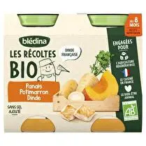 Blédina, Pots panais potimarron dinde dès 8 mois