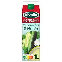 Alvalle, Gazpacho concombre menthe