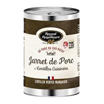 RAYNAL ET ROQUELAURE Jarret porc lentilles (terroir)