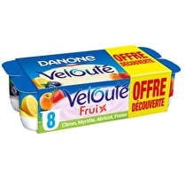 Danone, Yaourt aux fruits mixés  Citron, myrtille, fraise, abricot