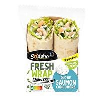 SODEBO Fresh Wrap duo de saumon concombre