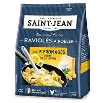 SAINT-JEAN Ravioles à poêler aux 3 fromages