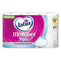 Moltonel, Papier toilette style