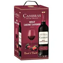 Cambras, Vin de France Merlot Cabernet Sauvignon Rouge