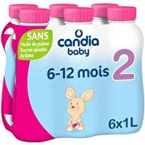 Candia, Baby lait 2ème âge x 6
