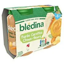 Blédina, Pots purée carottes choux-fleurs