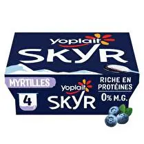 Yoplait, 0% MG sur lit de myrtilles