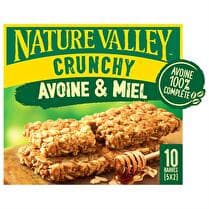 NATURE VALLEY Crunchy avoine et miel x5