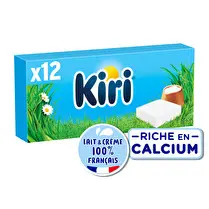 Kiri, Fromage blanc à la crème de lait en portions x12
