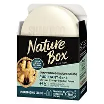 Nature Box, For men - Shampoing solide noix