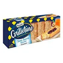 Pasquier, Biscottes Grilletine froment sans sucres ajoutés