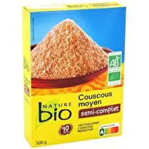 Nature bio, Couscous moyen bio semi complet