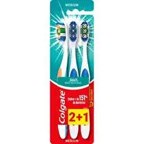 Colgate, Brosse à dents 360 eco medium
