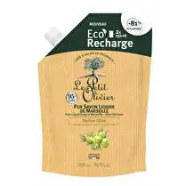 Le petit olivier, Eco-recharge pur savon liquide de Marseille  parfum olive