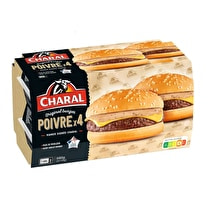Charal, Burger au poivre x 4